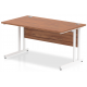 Rayleigh Cantilever 800mm Deep Straight Office Desk